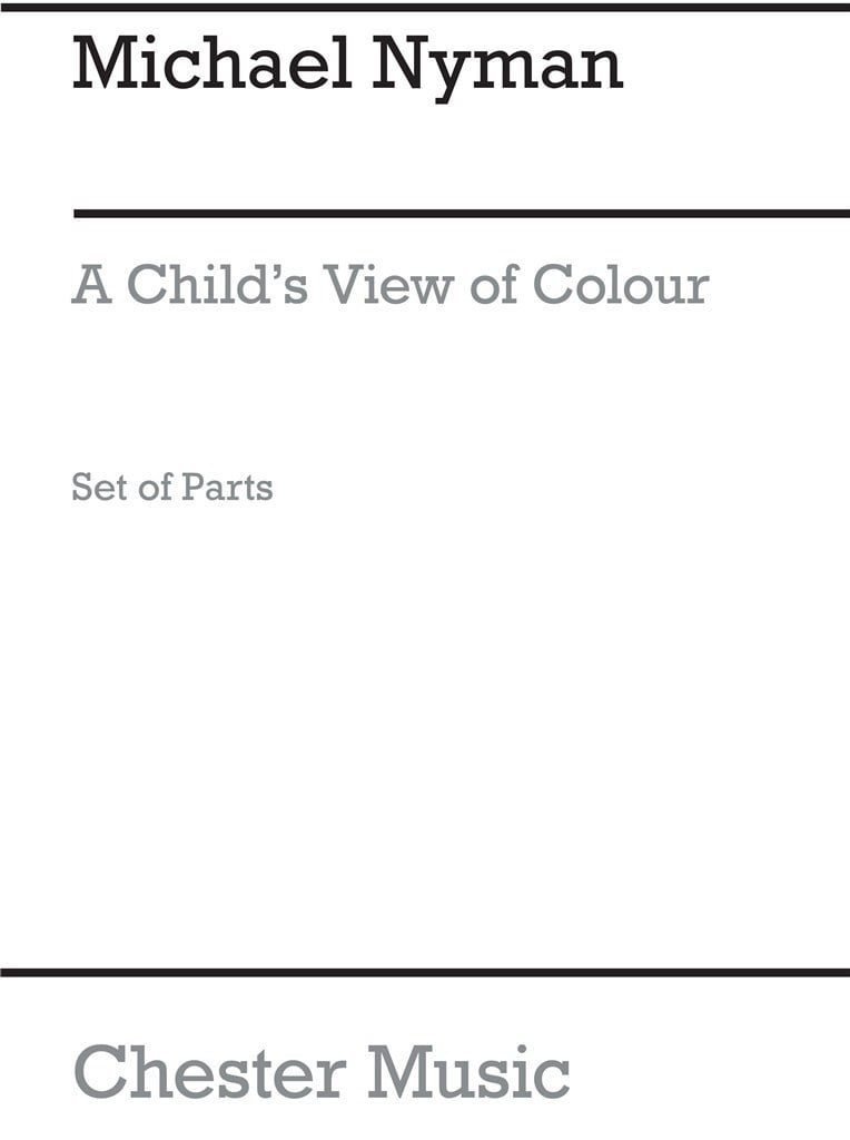 A Child's View Of Colour (String Parts)